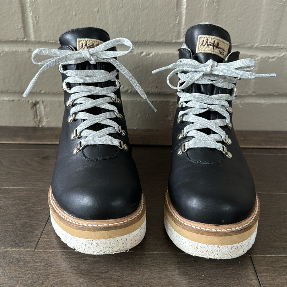 Montelliana 1965 Leather & Sheepskin Winter Ankle Boot - Picture 4 of 8